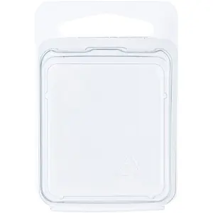 Collecting Warehouse Clear Plastic Clamshell Package / Storage Container, 1.6875" H x 1.5" W x 0.75" D