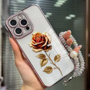 Phone cases compatible with iphone 15 pro max case and iphone 13 case, TPU bumper + camera protection, fits 11, 12, 14, 16 clear modern soft edge wrap Cover Protective