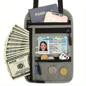 JSERYISGN Close-Body Security Pouch | Designed for Overseas Travel | Blocks Unauthorized Scanning, Easy Access to Vital Documents