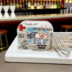 G-'s Anatomys Protective Case Cover for Apple AirPods 1/2/3/4/pro/pro2, Tpu Texture, Lightweight & Durable, Anti-Scratch, Shockproof, Protection