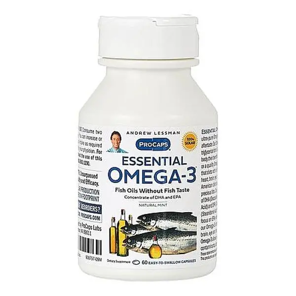 Andrew Lessman Essential Omega-3 Mint - 60 Capsules
