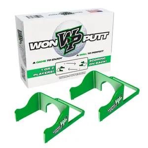 WON PUTT Interactive Putting Game for Golfers - Easy Setup, Solo or Head-to-Head Competition, Practice Short Putts 6-10 Feet, Fun & Inexpensive Gift