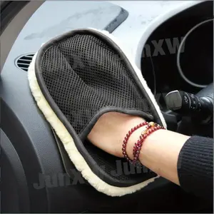 15*23cm Car Bumper Cleaning Washer Car Styling Wool Soft Car Washing Gloves Cleaning Brush Motorcycle Washer Care Products