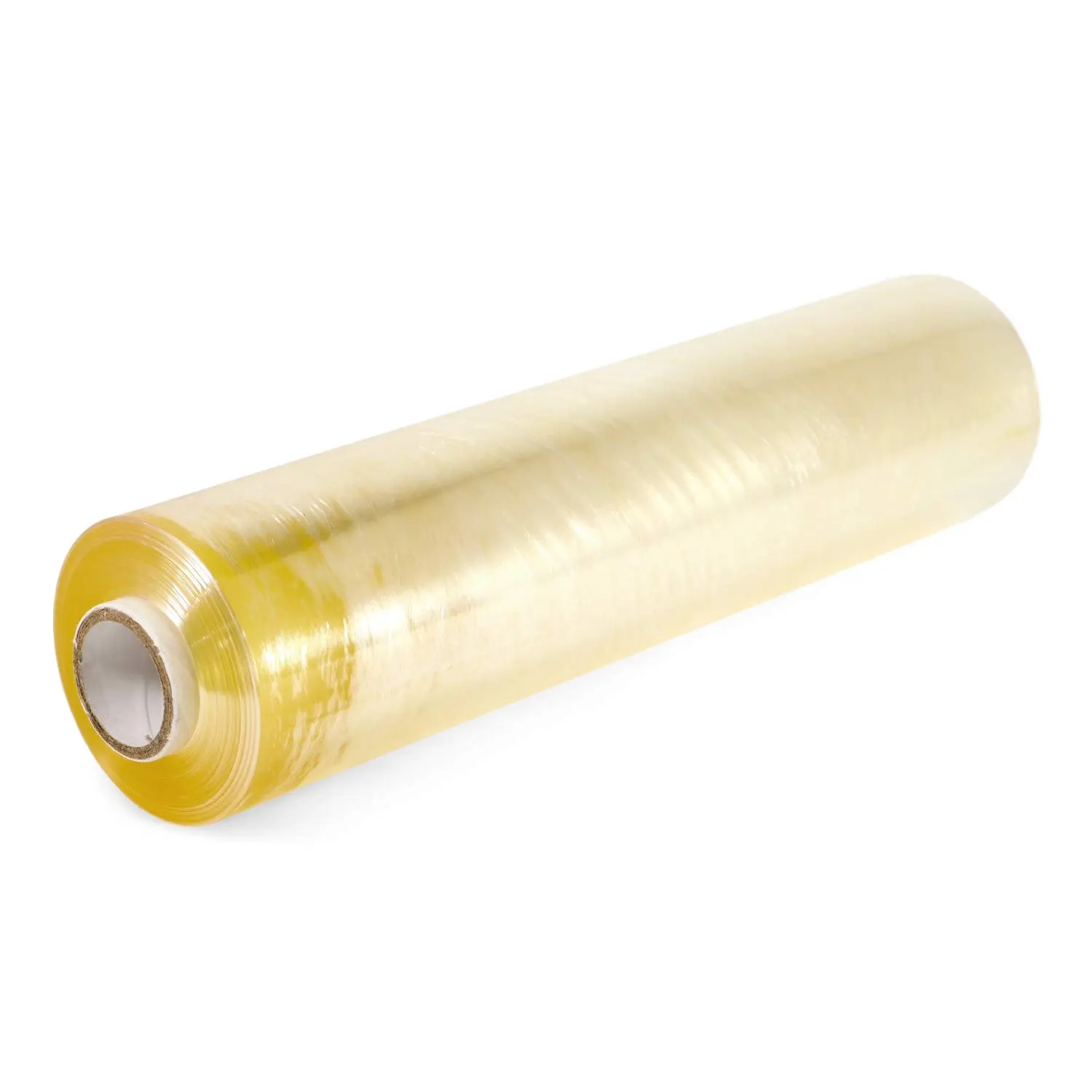 IDL Packaging 12" x 1000' Clear Plastic Wrap for Food, Champagne Color - BPA Free Food Wrap with 100% Breathable PVC Compound - Trusted Cling Wrap Roll for Packing and Storing Food
