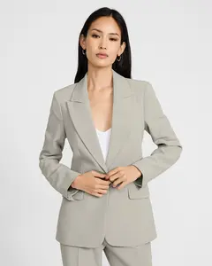Express Signature Stretch Long Slim Blazer