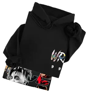 Juice 999Rapper Hoodie Tour Concert Hoodie Men's Hip Hop Fashion Pullover Sweatshirt Unisex Casual Long Sleeve Hooded Gothic Streetwear