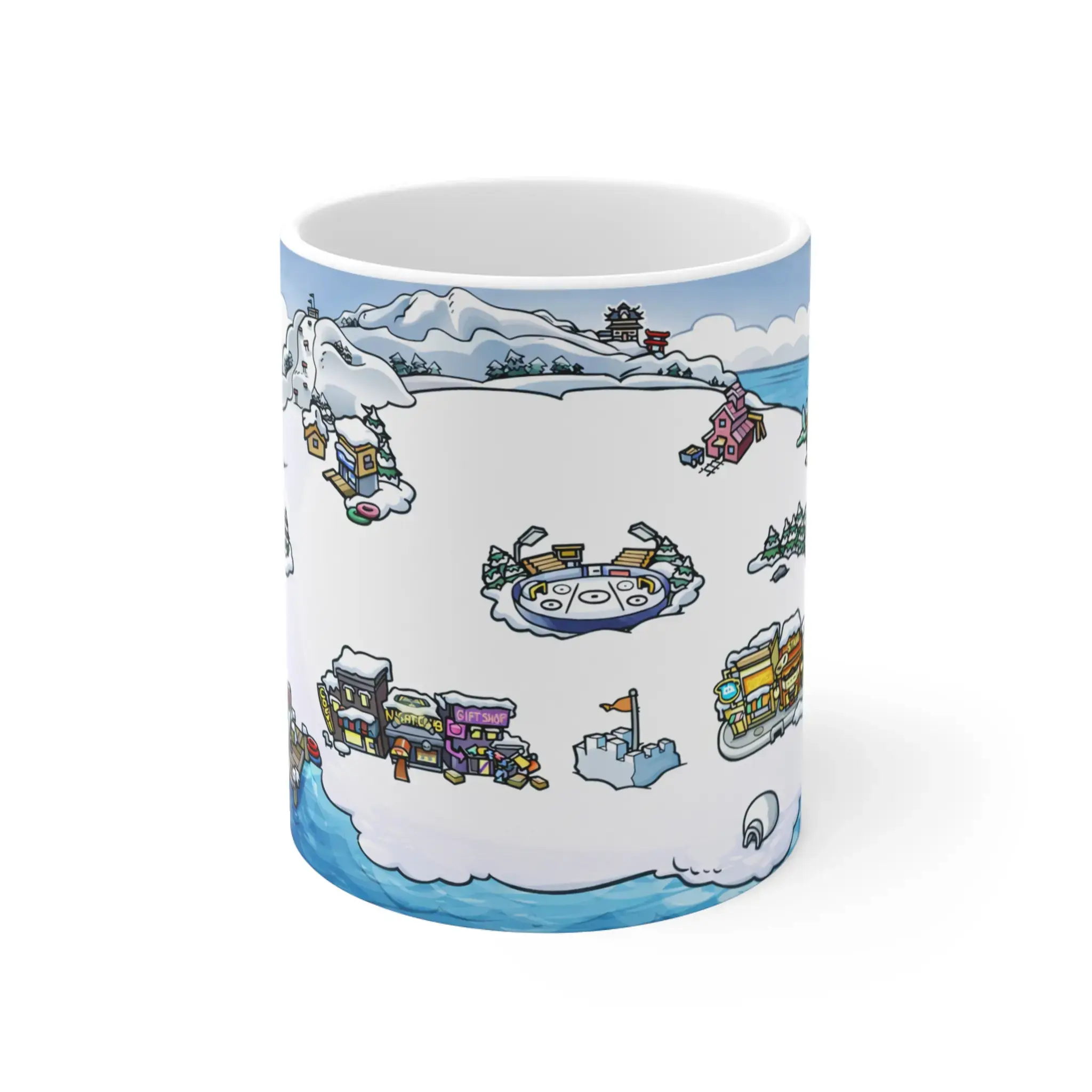 Iconic Game Themed Map Mug Gen Z Millennial 2000s Era Coffee Tea Drinkware 11 Oz TikTok Shop