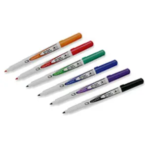 212 MAIN Dry-Erase Markers, Fine Tip, 6-Count Assorted Vibrant Colors, Low Odor with DryGuard Ink for Extended Cap-off Time, Certified AP Nontoxic for Business & Schools