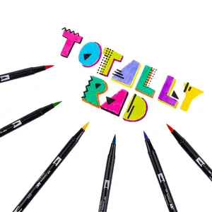Tombow Dual Brush Pen Set of 10, Eighties