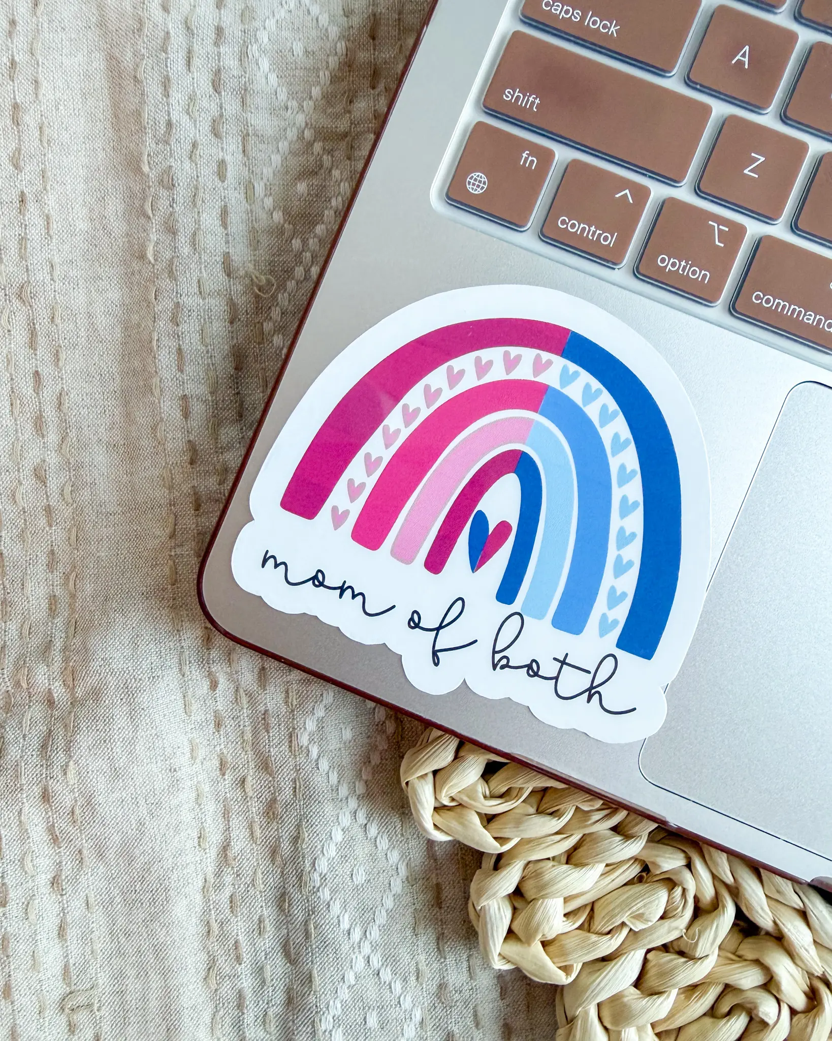 Mom Of Both Sticker - Kindle Sticker - Mom Sticker - Mama Sticker - Water Bottle Sticker -Laptop Sticker - Mother Gift