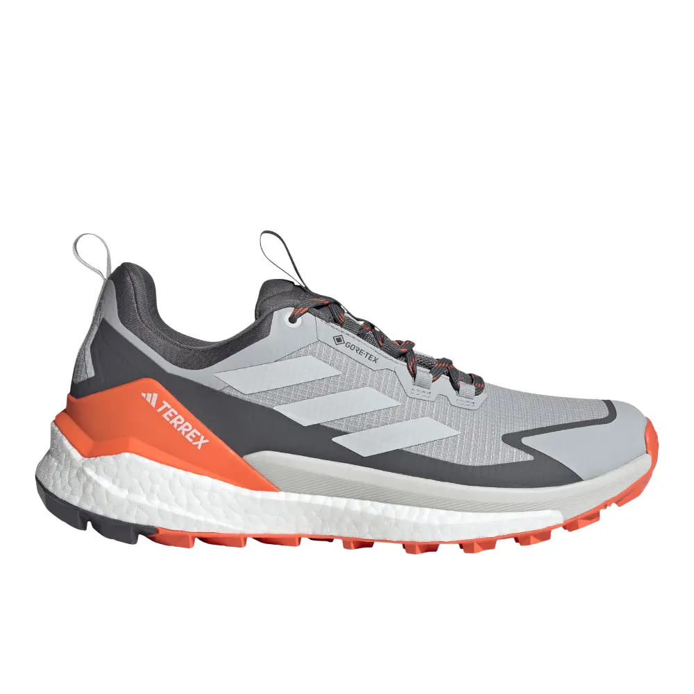 adidas Mens Terrex Free Hiker 2 Low Gore-Tex Hiking Hiking Sneakers Shoes - Grey