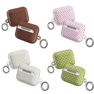 Polka Dot AirPods Case for AirPods 1 2 3 4, AirPods Pro 1 2 3, Pastel Cute Earbuds Cover