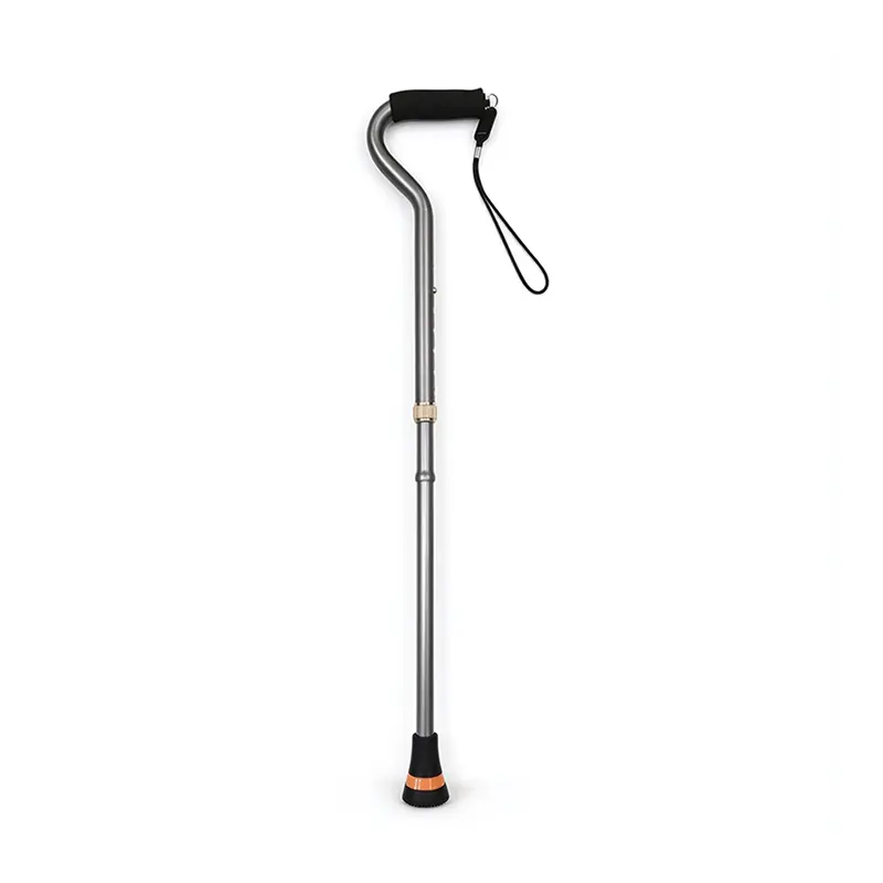 Foldable Height-Adjustable Aluminum Walking Cane Equipment, Lightweight High-Strength Hiking Stick, Anti-Slip Rubber Tip, Ergonomic Soft Handle, Portable Crutch for Elderly Stability Support & Daily Walking