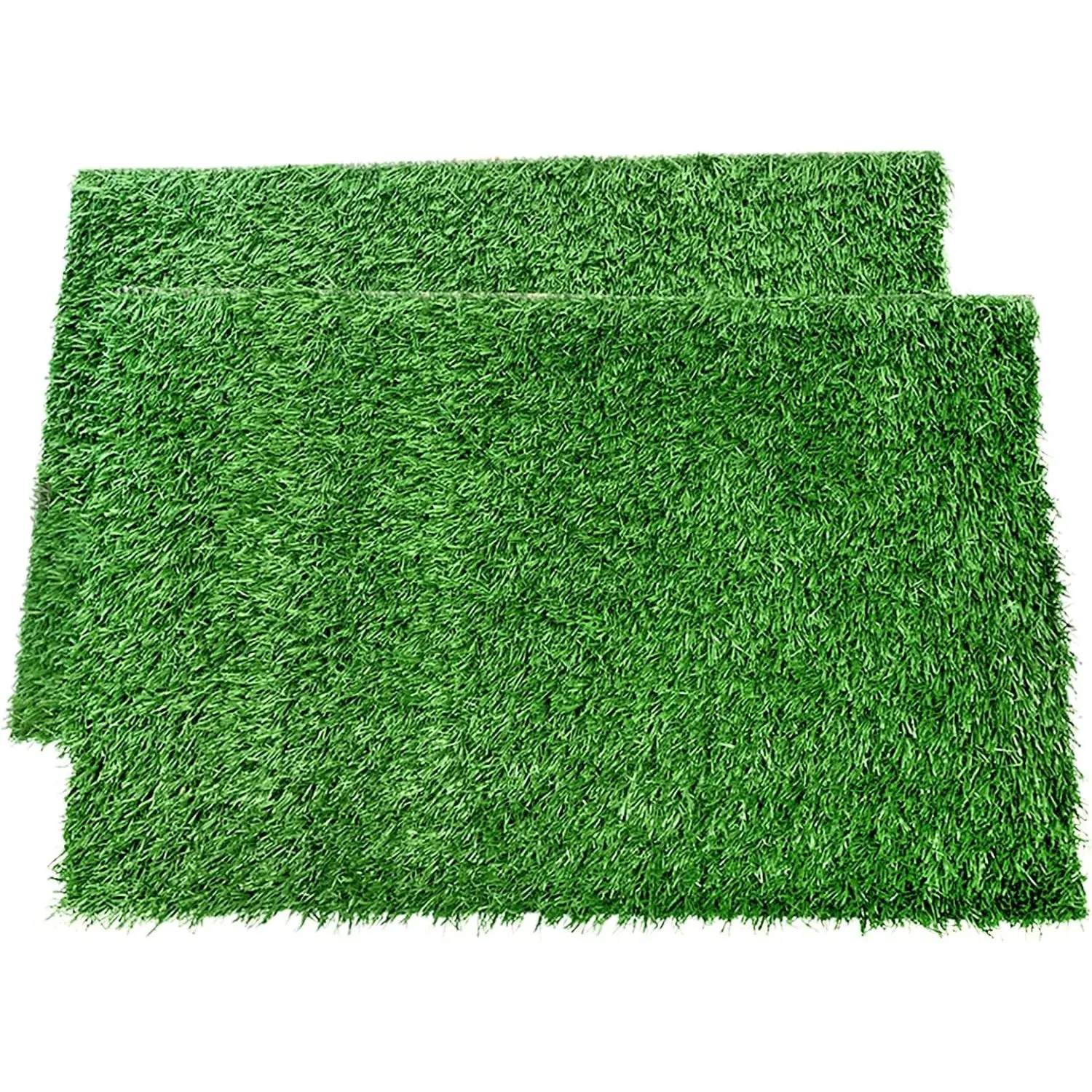 Dog Grass Pee Pads, 2 Pack Artificial Grass for Potty Tray, 18x24in