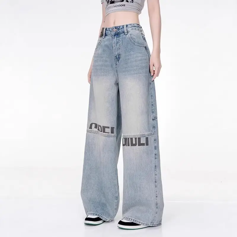 High-Waisted Denim Pants for Women