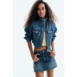 H&M High-waisted denim skort