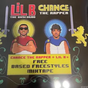 LIL B THE BASEGOD CHANCE THE RAPPER FREE BASED FREESTYLE MIXTAPE 2-LP COLORED VINYL SEALED