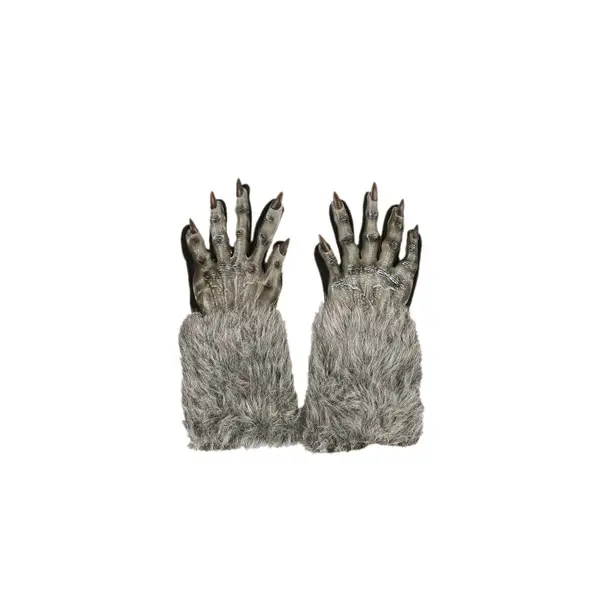 Grey Werewolf Gloves