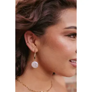 Carina Pearl Earrings - Gold