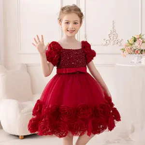 Girls Princess Dress Party Outfit for Birthday Wedding Dress Girl Princess Dress  Kid Summer Clothes Kids  Prom  Dress Girl  Graduation  Girl  Floral  Dresses princess quince dress kiddress little  girl