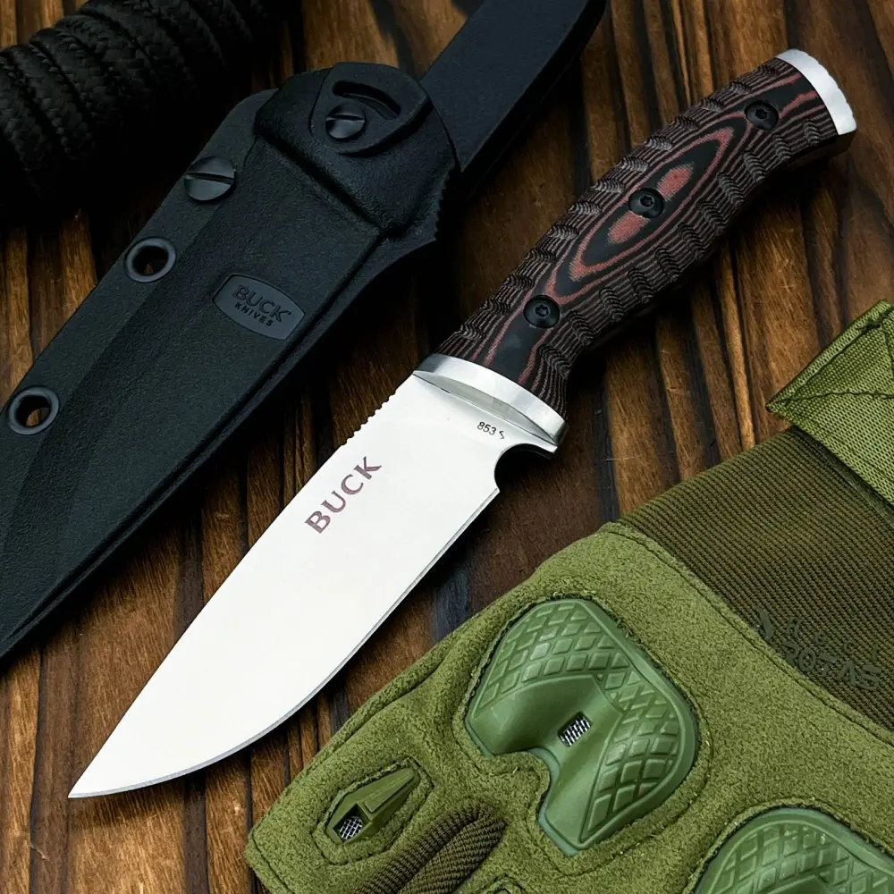 Best Selling High Hardness 853 Fixed Blade Knife D2 Blade G10 Grip Outdoor Survival Knife EDC Camping Hiking Tools Portable Multipurpose Knives Survival Gear Survival Equipment