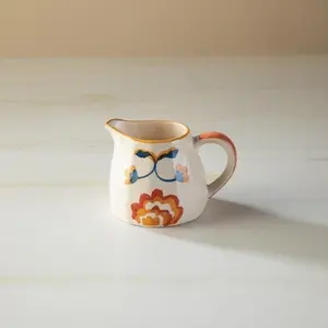 Rose Ceramic Creamer - 5x3 Inches