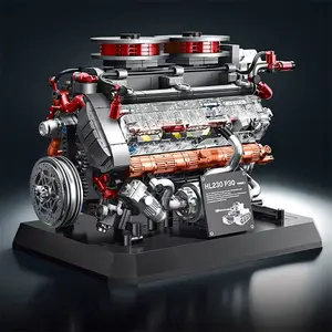 Wwii Tiger Tank Engine Model Building Kit, DIY Engineering Model, High Difficulty Puzzle Toy, 1236 Pcs Simulation Gearbox, Ideal Christmas/birthday Gift