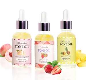 3PCS Yoni Oil for Women pH Balance, Feminine Deodorant Vaginal Moisturizer, Feminine Care All Natural Yoni Oil(Strawberry Peach Pineapple)