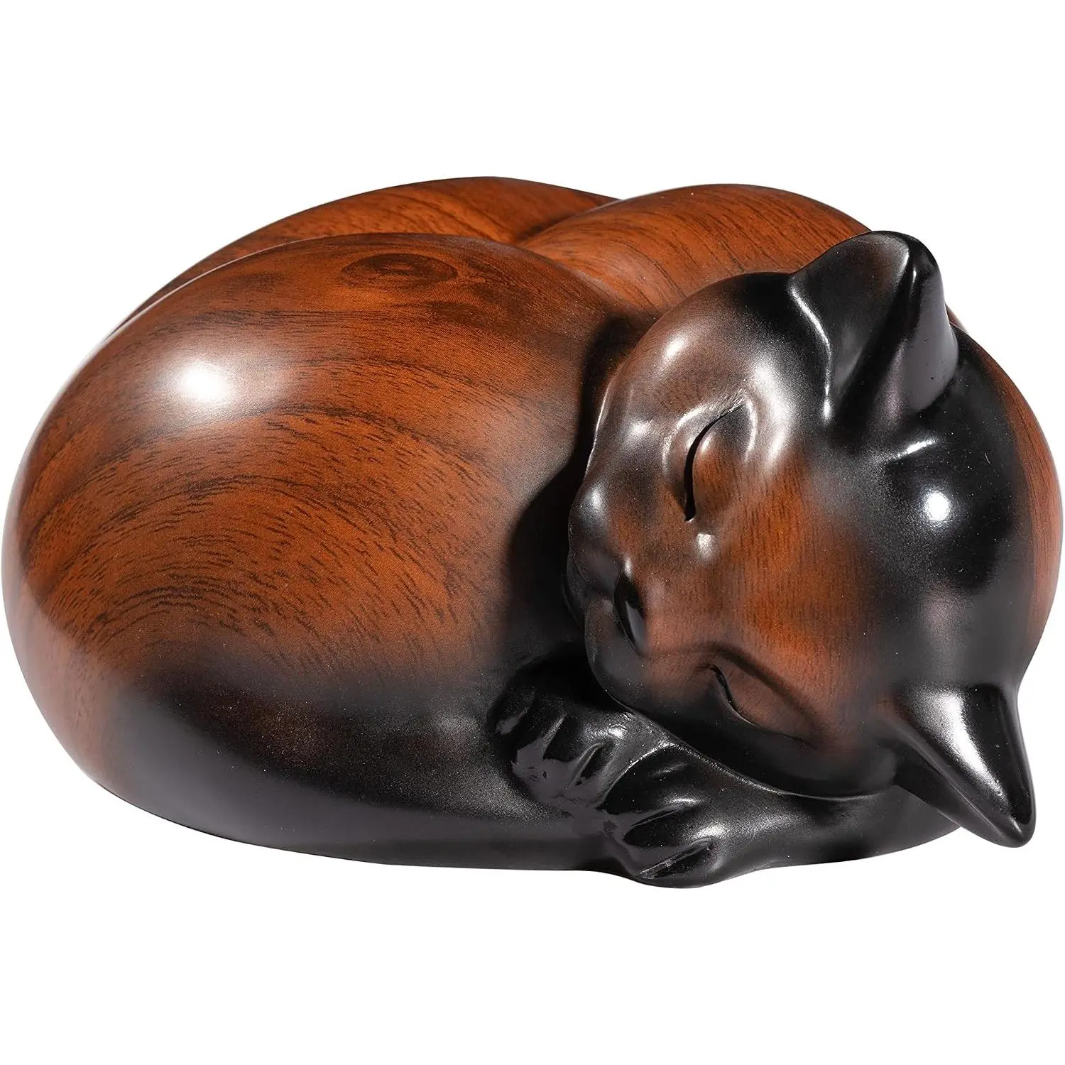 Pet Urns,Sleeping Resin Cremation Cat Urn, Cat Urns for Ashes, Small Animal Urn