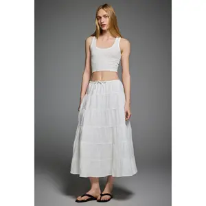 Bouquet Linen Skirt