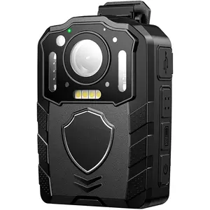 Upgraded 1080P Body Camera 3000mAh Battery 10-13 Hours Recording Night Vision for Hi Delivery Pet Use PU Leather Case Christmas Joy Wallet - Video Camcorders