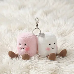 [NEW] Jellycat Marshmallow Keychain, Kawaii Bag Charm, Gift for Girl, Mom Tiktok Viral