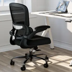 TRALT Office Chair - Ergonomic Desk Chair with Adjustable Lumbar Support, Mesh Computer Chair, Executive Chairs for Home Office Comfortable Lumbar Support (Black)