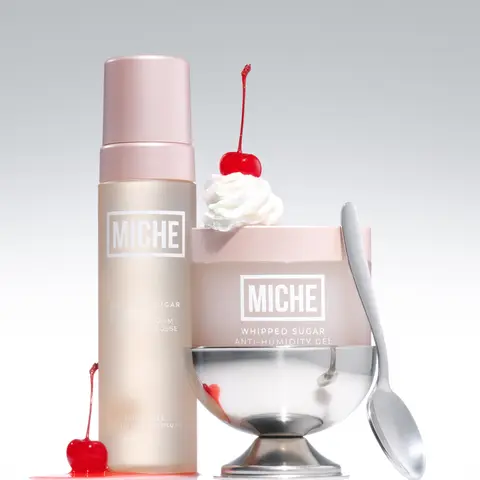 MICHE Whipped Sugar Anti-Humidity Gel & Gel-to-Foam Mousse DUO
