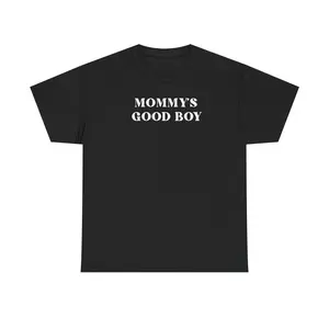 MOMMY'S GOOD BOY Unisex Heavy Cotton Tee - funny shirts - so good - gift for men and women Casual clothes