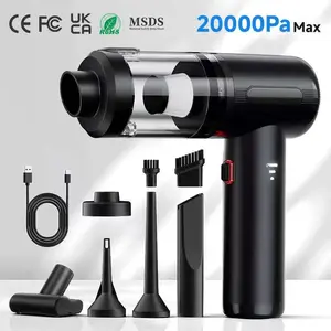 Cordless Car Vacuum High Power, 20000Pa, RobustClean Mini Vacuum with Flexible Hose and Pet Brush, 2H Fast Charge, Portable Vacuum for Car Interior Home Cleaning Cleaner Automotive