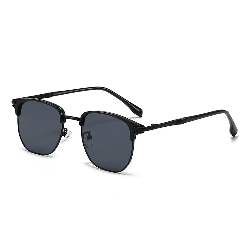 Women's Trendy Square Sunglasses, Classic Metal Browline Frame with UV400 Sun Protection for Driving & Outdoor Sports, Sun Protective Sunglasses, Womens Sunglasses, Stylish Sunglasses, Streetwear Sunglasses