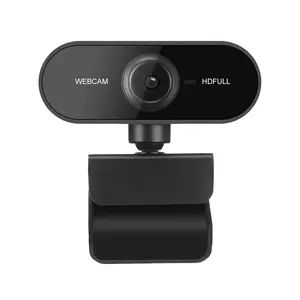 Sanoxy WBCM-Black External USB Webcam, Full HD 1080P, Built-in Microphone for PC, Computer, Laptop, External Usb Webcams