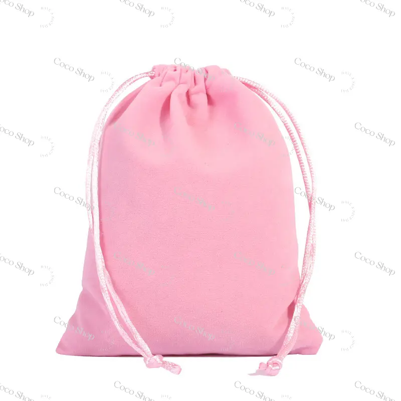 Pink Velvet Bag (10pcs)