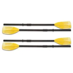 Intex 48" Paddles Plastic Ribbed French Oars Set for Inflatable Boat (2 Pairs)