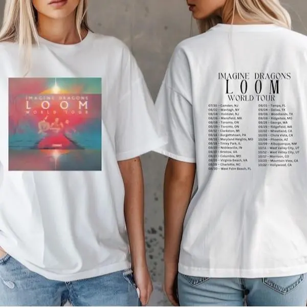 Imagine Dragons Loom Tour 2024 T-Shirt Imagine Dragons 2024 Concert Shirt Imagine Dragons Band Fan Gift Imagine Dragons Band Merch Gift