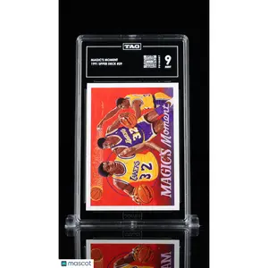 Magic Johnson Upper Deck #29 Magic's Moment TAG 9 MINT Basketball Trading Card