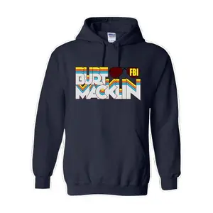 Burt Macklin FBI Hoodie – Parks and Recreation Andy Dwyer Meme Sweatshirt, Funny TV Show Fan Pullover