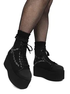 Chained Platform Sneakers FOXBLOOD