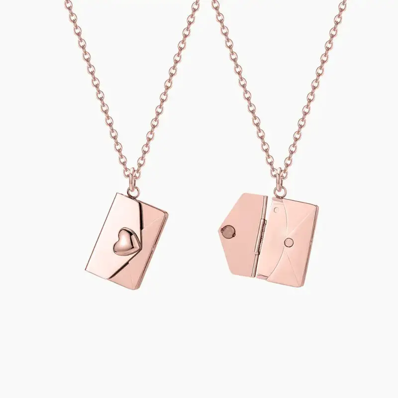 Heart-shaped rose gold [blank]