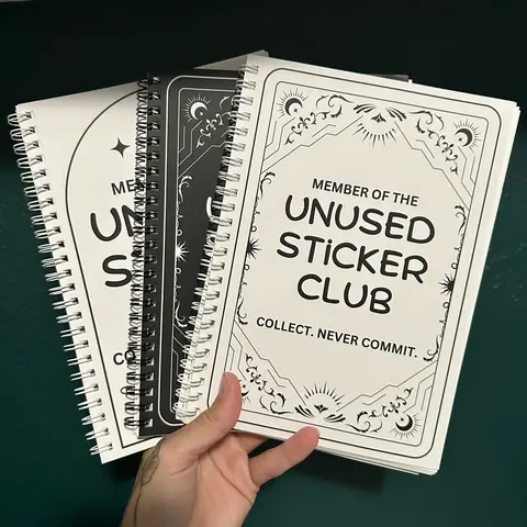Reusable sticker book - 5.75”x8.25” - 50 sheets/100 pages