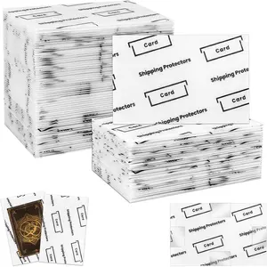 150 Pack Trading Card Shipping Protectors,4''x6'' Plastic Sports Cards Mailing Protectors with Seal Stickers, Hard Plastic Trading Shipping Supplies Precut Inserts Card Mailers