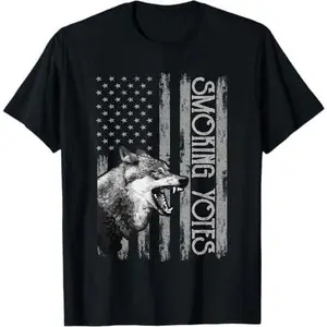 Coyote Hunting USA Apparel, American Flag Hunter US Men T-Shirt