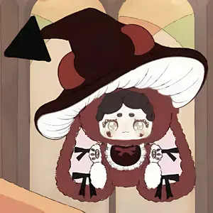 [New Year Sale  Buy 2, Get 1 Free]Lucky Deer Nai Witch Letter Plush  Box – Cute Collectible Plush Pendant, Mystery Gift for Fans of Fantasy & Magic