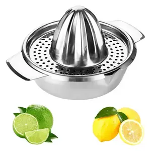 Manual Lemon Juicer, Stainless Steel Squeezer, Handheld Fruit Press, Citrus Juicer Tool, Kitchen Gadget, Portable Juice Extractor, Lemon Lime Squeezer, Easy Hand Press Juicer, Durable Metal Juicer, Compact Citrus Extractor, Home Bar Tool.
